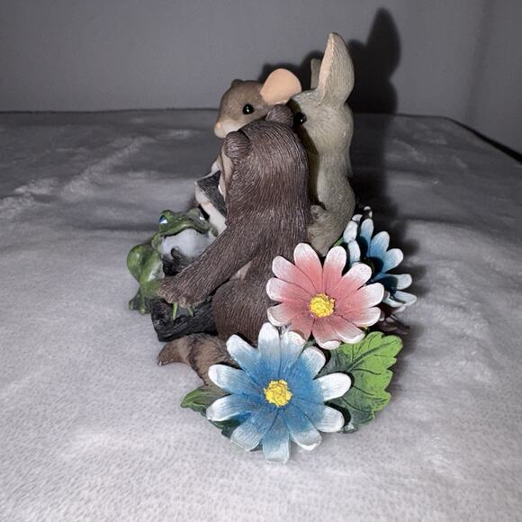 Fitz & Floyd Charming Tails Friends Are Family We Choose 89/187 No Box - Picture 5 of 9